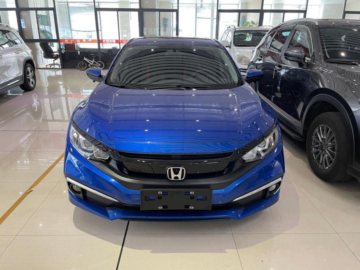 台州2020年12月本田思域2019款220turbocvt燃动版国vi蓝色自动档