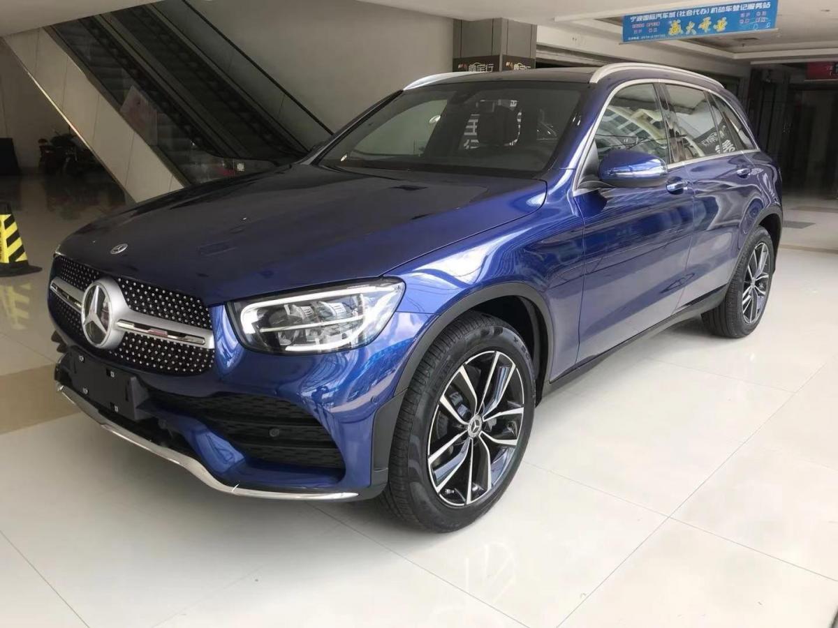 宁波2021年7月奔驰奔驰glc2021款glc260l4matic豪华型蓝色自动档