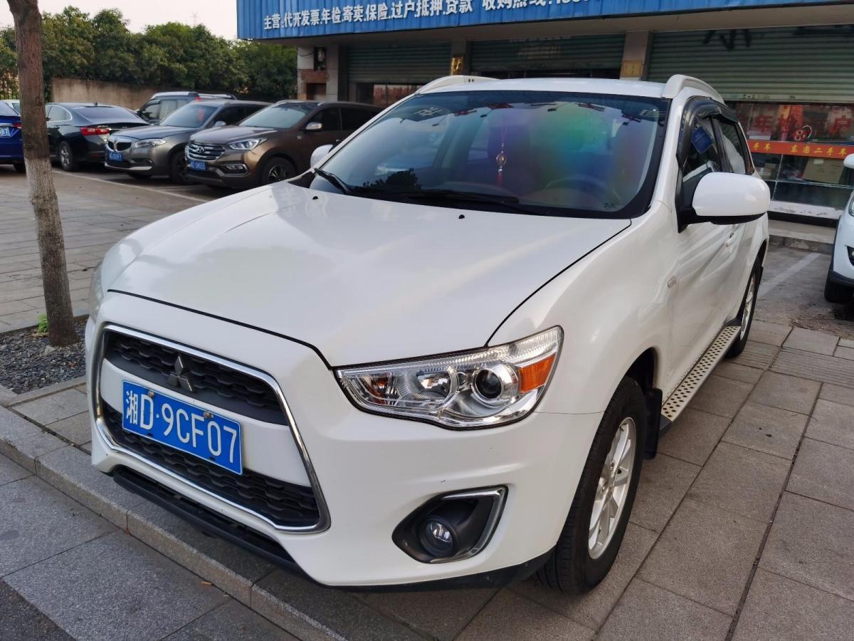 【衡阳】2014年9月 三菱 劲炫asx 2013款 2.0l cvt两驱精英版 自动档