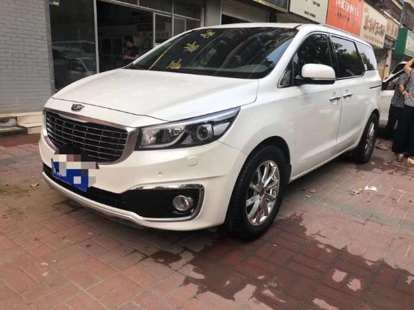 商丘2016年6月起亚嘉华2015款22t旗舰版柴油白色手自一体