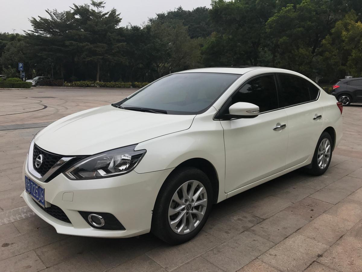 广州2016年08月日产轩逸2016款16xlcvt尊享版白色自动档