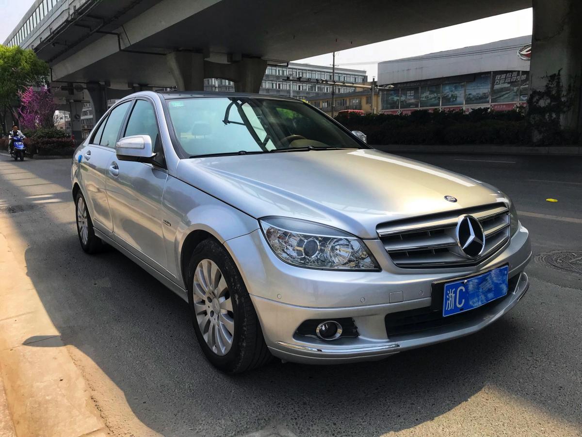 温州2008年05月奔驰奔驰c级2008款c200k18t优雅型自动档