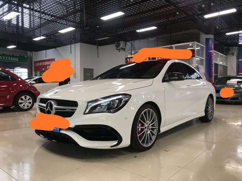 上海2018年8月奔驰奔驰cla级2018款cla22020t4matic白色自动档
