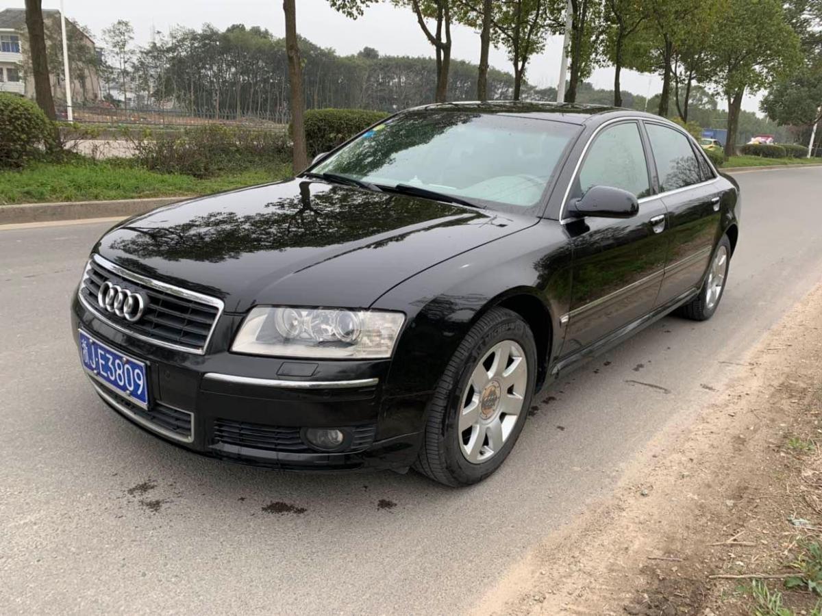 台州2003年12月奥迪奥迪a82003款a8l42quattro顶配型黑色手自一体