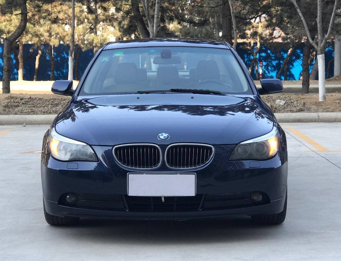 威海2006年6月宝马宝马5系2006款523i25l领先型蓝色手自一体