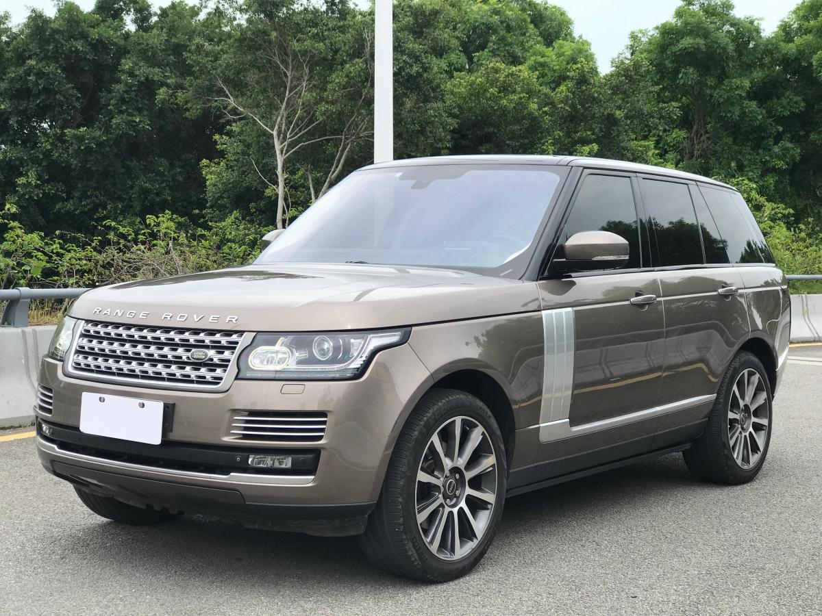 深圳2017年5月路虎揽胜2016款30v6scvogue香槟色自动档