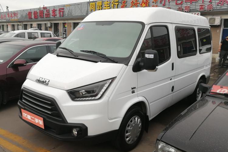 大同2017年10月江铃特顺2017款28t商运型短轴中顶3座jx493白色手动挡