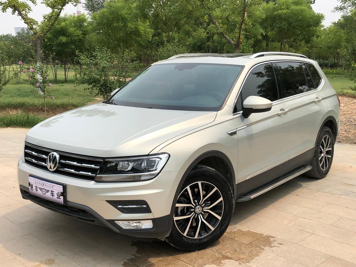 石家庄2017年9月大众途观l2017款330tsi自动两驱豪华版香槟色自动档