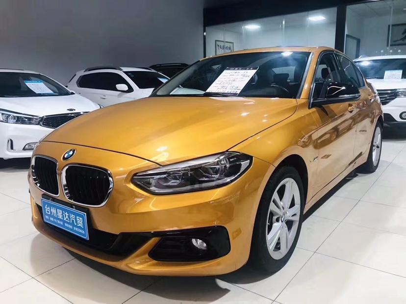 台州2017年12月宝马宝马1系2018款118i设计套装型橙色手自一体