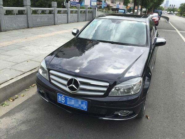【宁波】2009年3月 奔驰c200顶配 蓝色 蓝色 手自一体