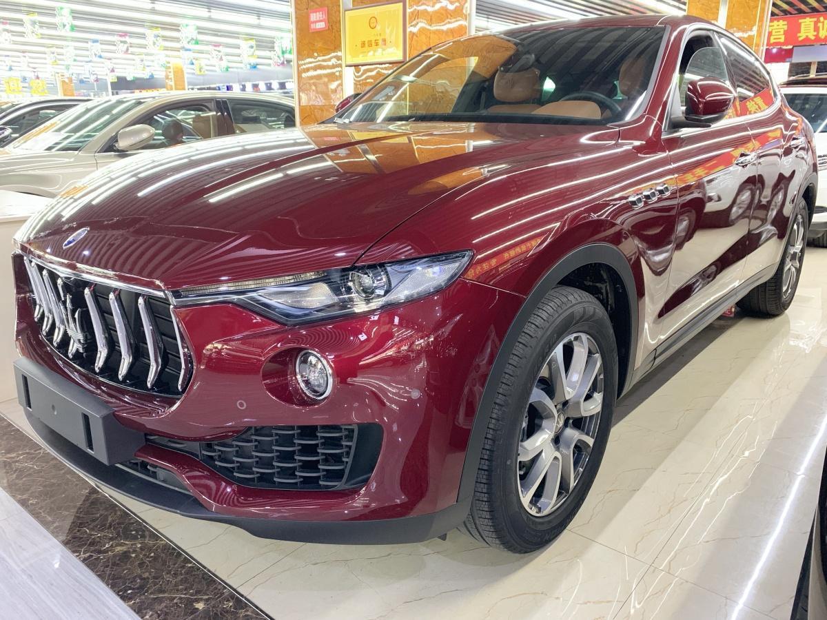 鞍山2019年11月玛莎拉蒂levante2018款30t350hp豪华杰尼亚版红色手自