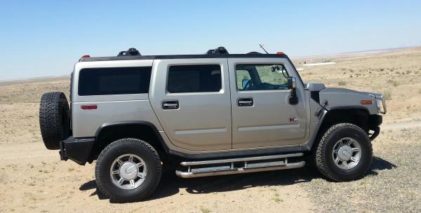 【昌吉回族自治州】2009年7月 悍马 h2 进口顶级越野车 银灰 自动档