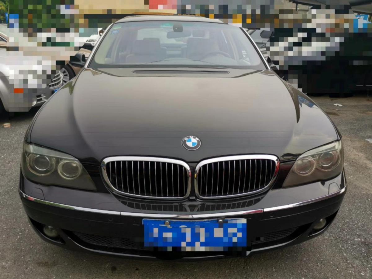 上海2005年12月宝马宝马7系2005款730li黑色自动档