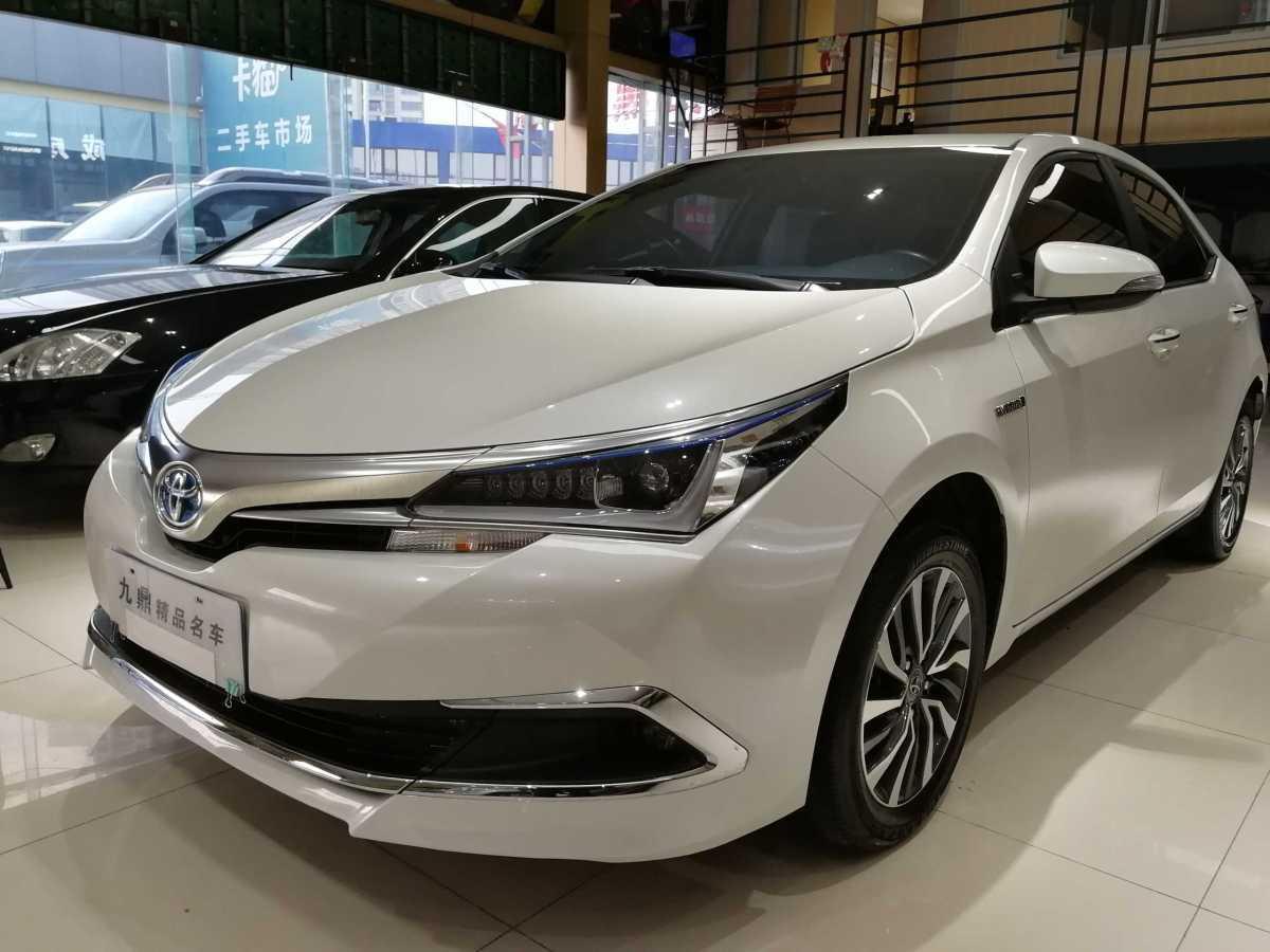西安2018年6月丰田卡罗拉2018款双擎18lecvt智尚版白色自动档