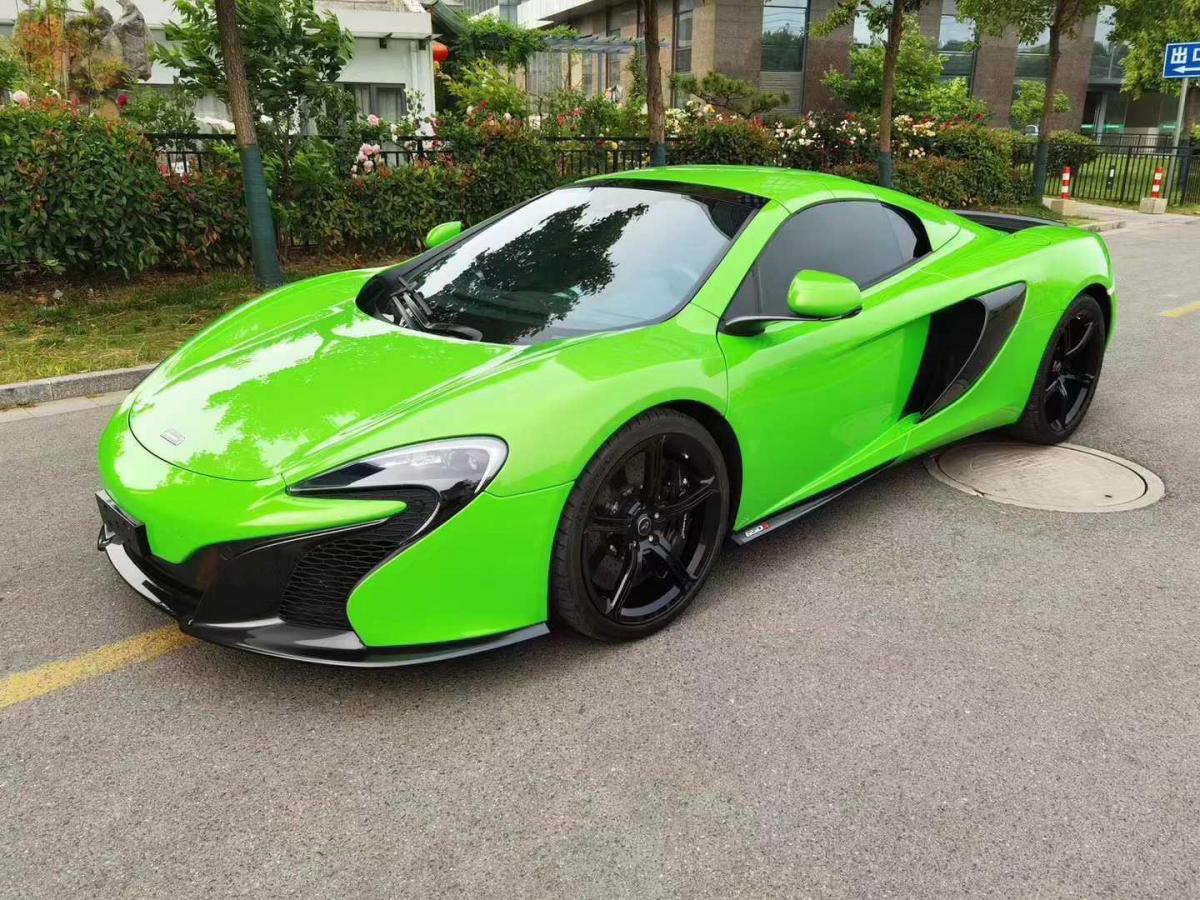 株洲未上牌迈凯伦650s2014款38tspider绿色自动档