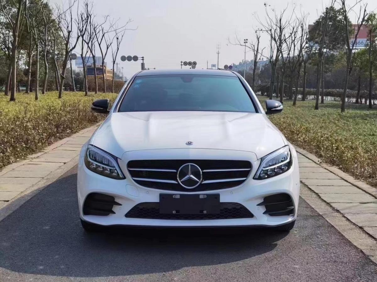 台州2020年7月奔驰奔驰c级2020款改款c260运动版4matic白色手自一体