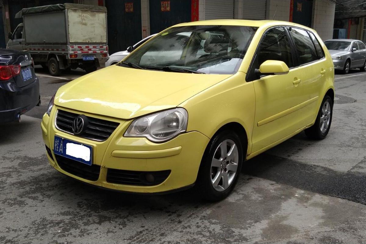 南宁2006年9月大众polo2006款劲取16l自动雅尊版黄色自动档