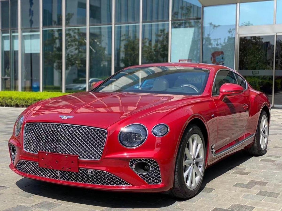 温州2021年2月宾利欧陆2020款40tgtv8红色自动档