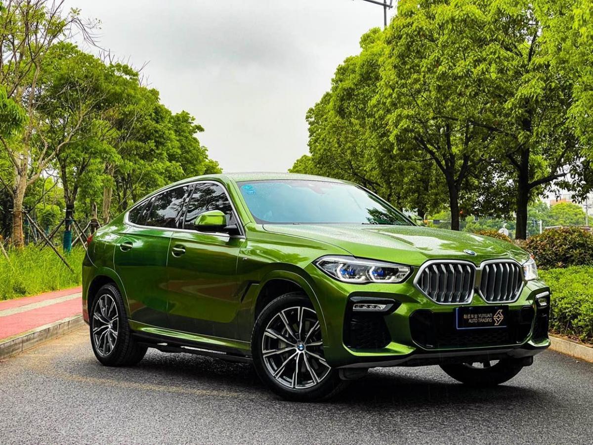 南京2020年5月宝马宝马x62020款xdrive40im运动套装绿色手自一体