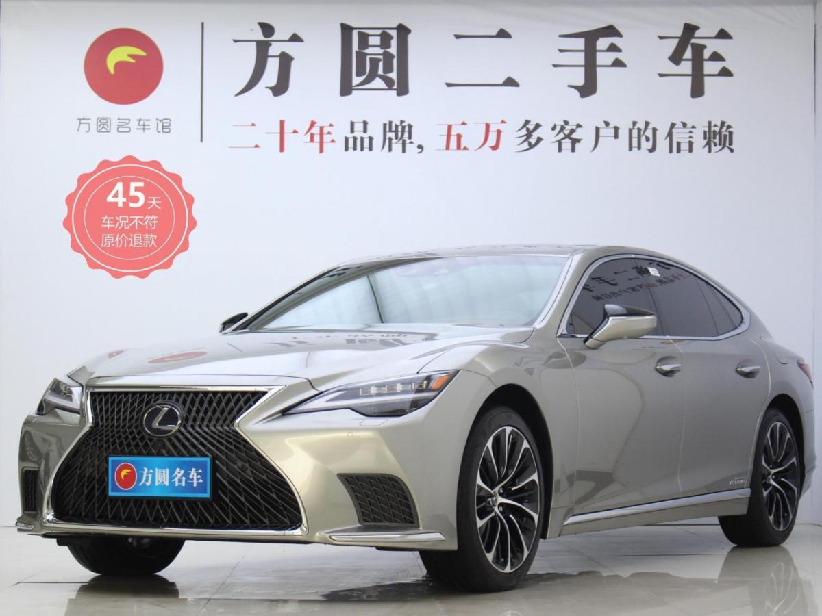 郑州2021年4月雷克萨斯ls2021款500h行政版香槟色自动档