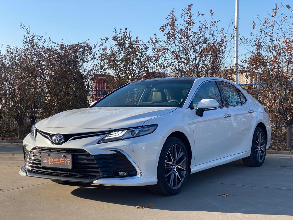 唐山2021年11月丰田凯美瑞2021款25g豪华版白色自动档