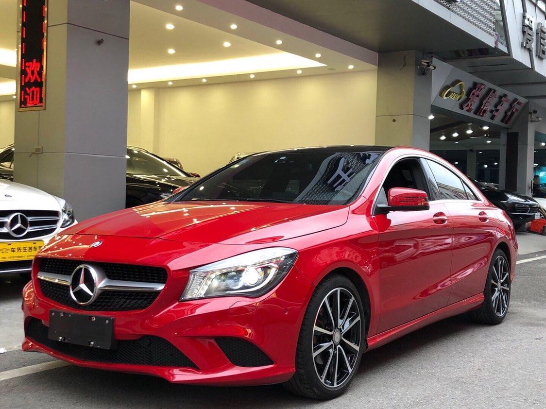 温州2015年5月奔驰奔驰cla级2015款cla20016t红色自动档
