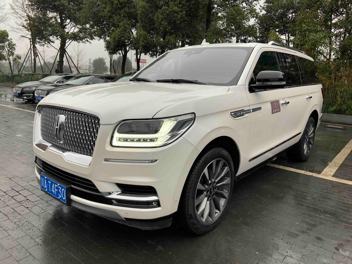 成都2018年4月林肯领航员2018款35t荣耀版白色自动档