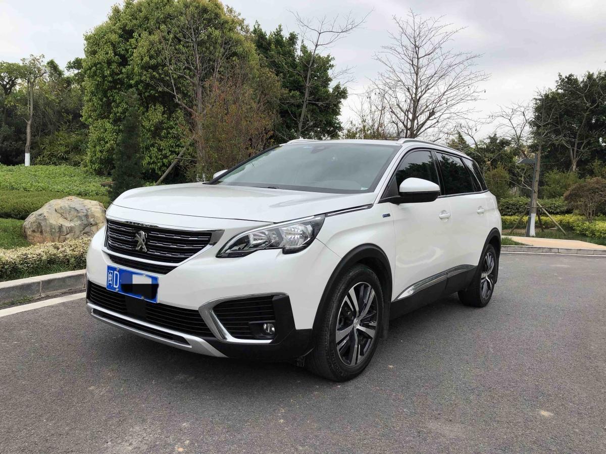 厦门2017年9月标致50082017款380thp无界版白色手自一体