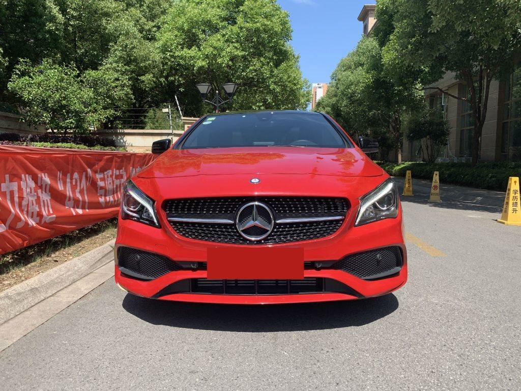 苏州2018年6月奔驰奔驰cla级2017款cla2204matic红色自动档