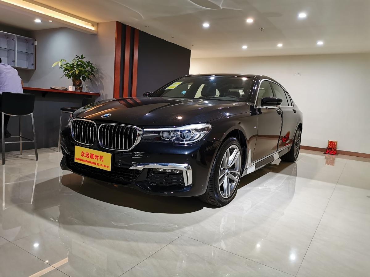 佛山2019年6月宝马宝马7系2018款730li领先型m运动套装黑色手自一体