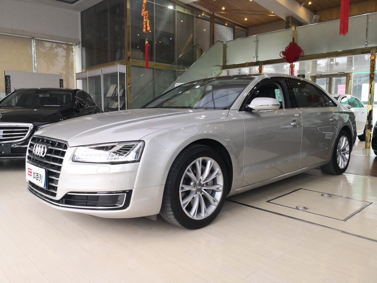 北京2015年4月奥迪奥迪a82014款a8l45tfsiquattro豪华型香槟色手自