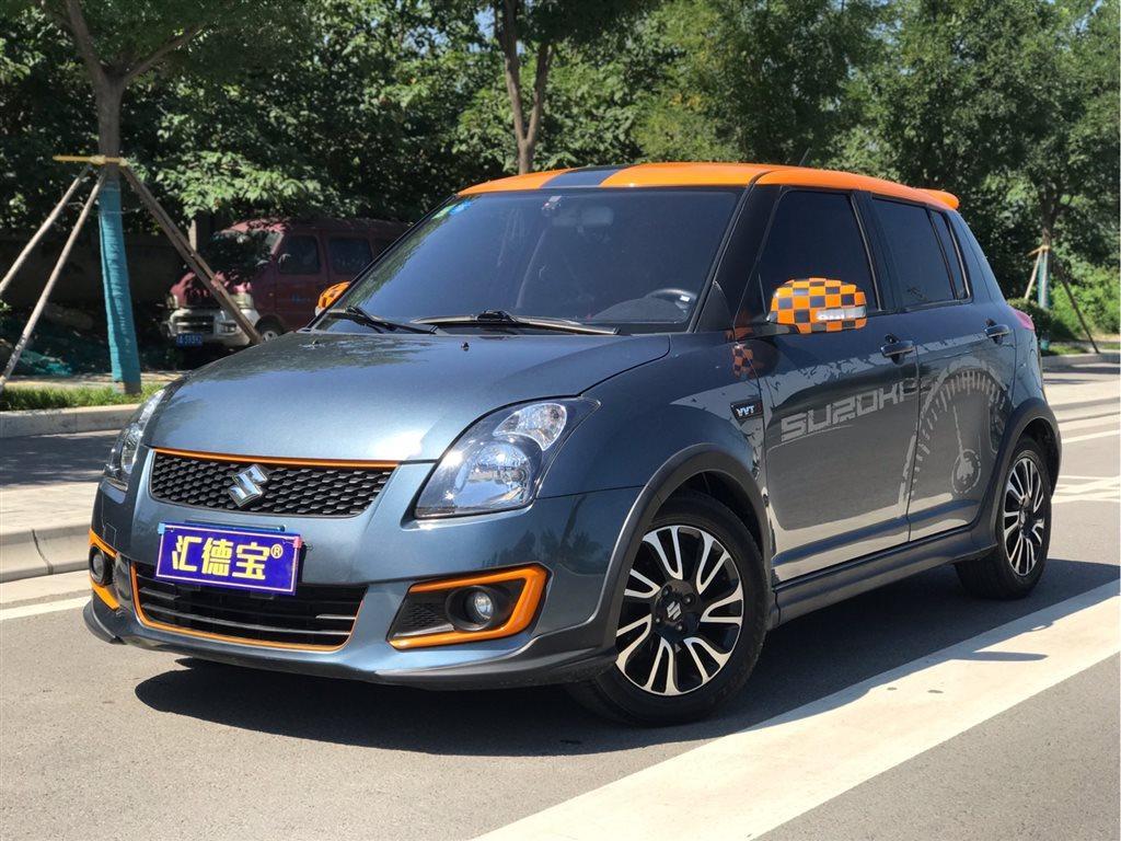 西安2017年1月铃木雨燕2016款15l自动时尚型酷玩版蓝色自动档