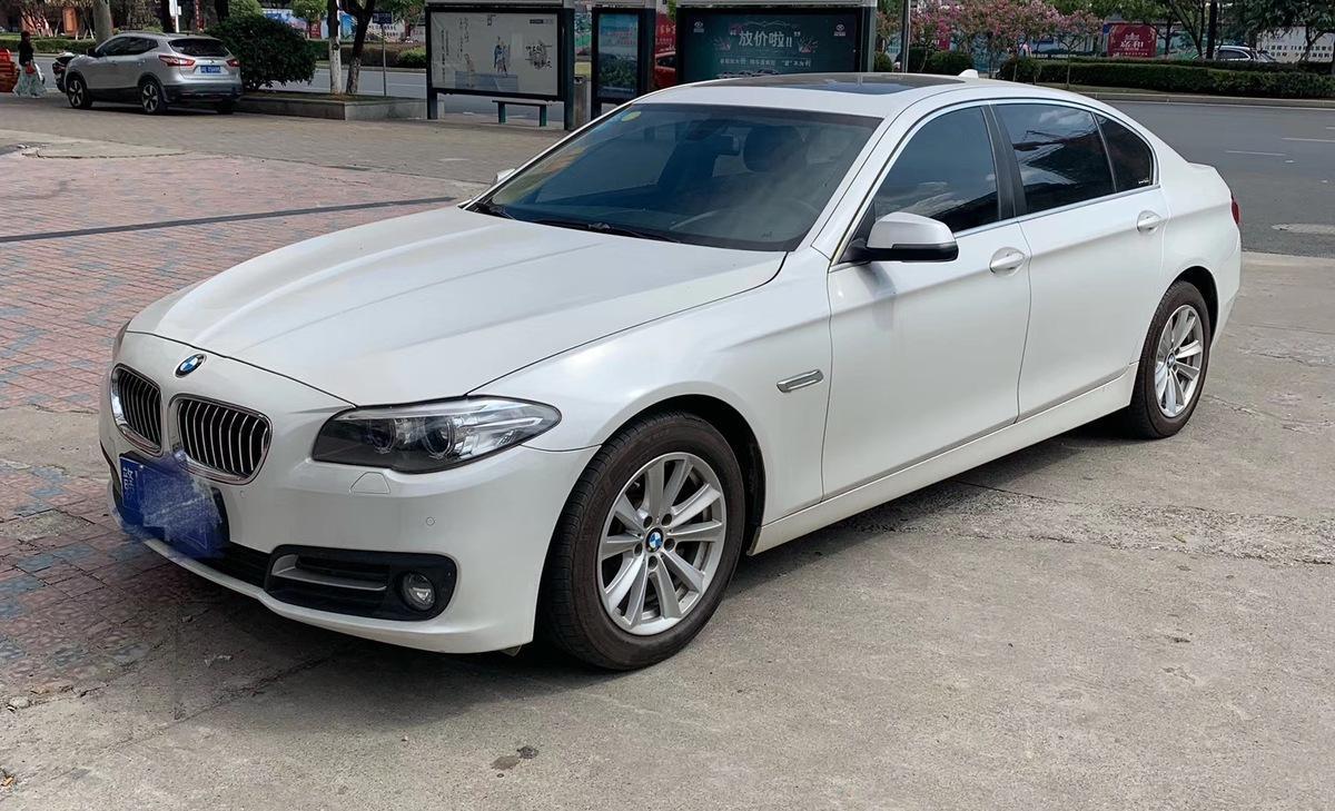 景德镇2017年1月宝马宝马5系2017款520li典雅型白色手自一体