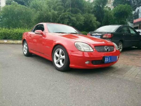 【长沙】2002年12月 奔驰 slk级 slk230 k 2.3t 红色 自动档