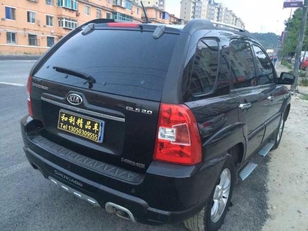 【辽宁】2008年9月 起亚 智跑 2.0 gls 两驱 黑色 手动挡