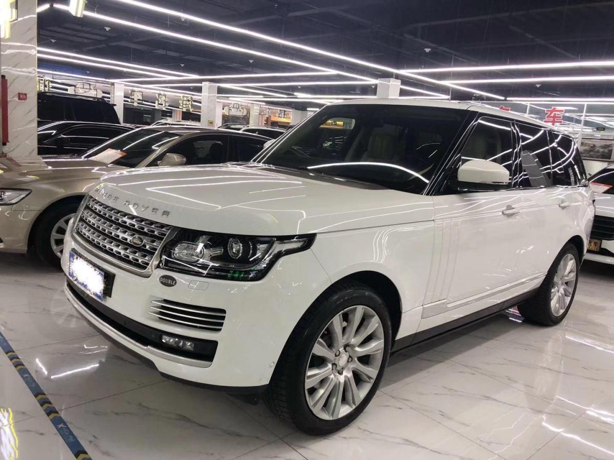 青岛2015年5月路虎揽胜2015款30tdv6hybridvoguese创世加长版白色自动