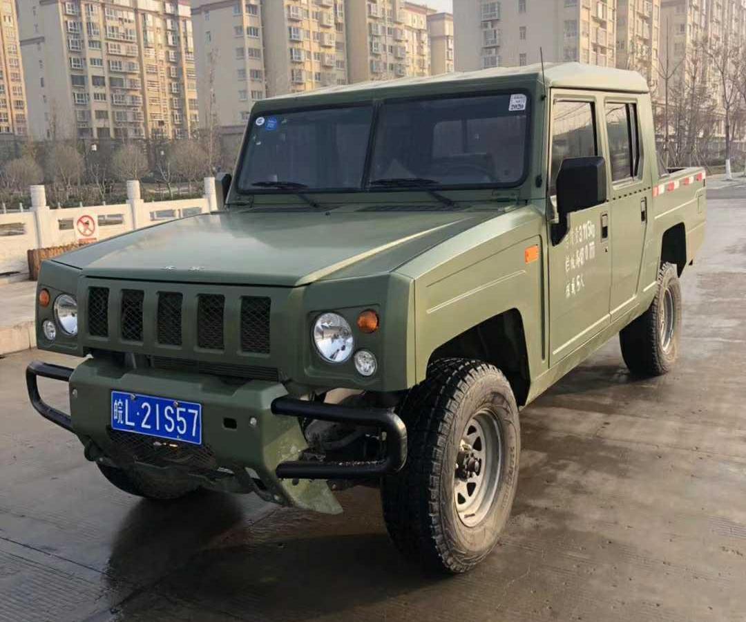 宿州2018年6月北汽制造勇士皮卡2018款28t柴油连体双排3035轴距je493