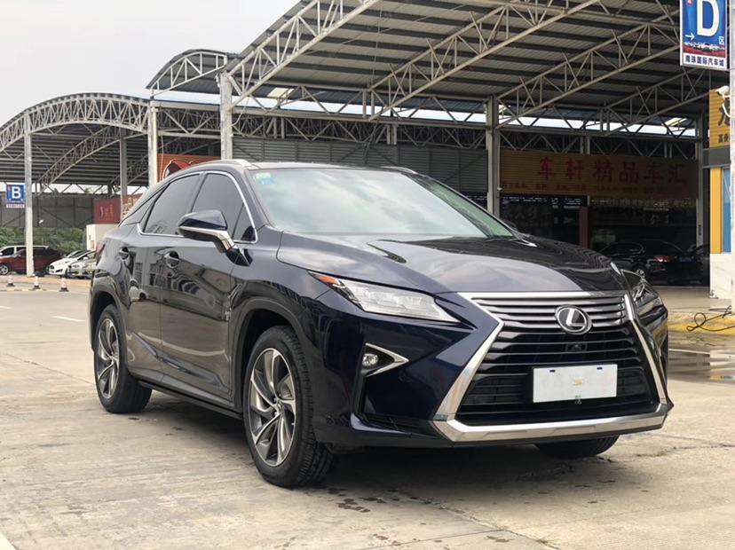 北海2018年6月雷克萨斯rx2016款300四驱典雅版国v蓝色手自一体
