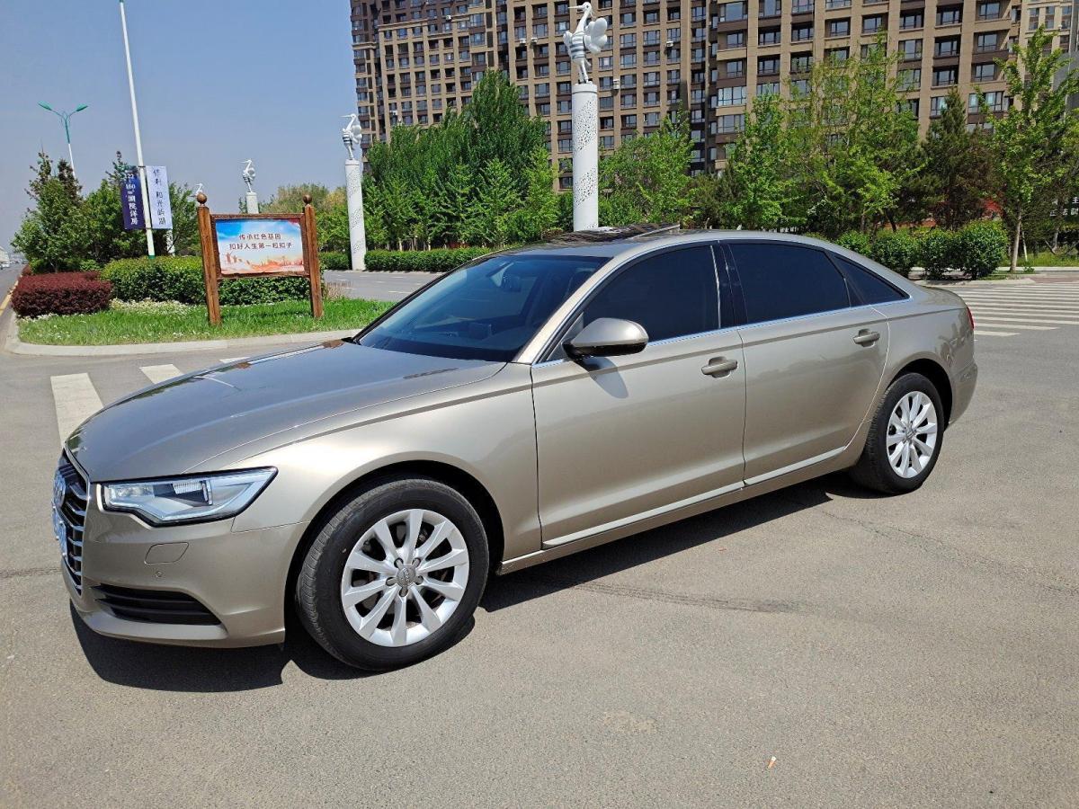 沈阳2014年10月奥迪奥迪a6l2014款tfsi舒适型香槟色手自一体