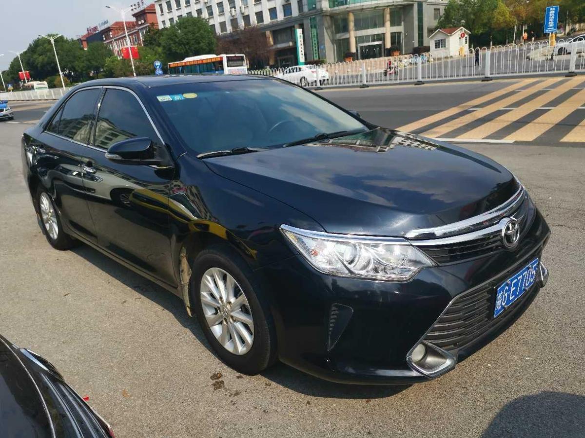 铜陵2016年6月丰田凯美瑞2016款20g十周年纪念领先版黑色手自一体