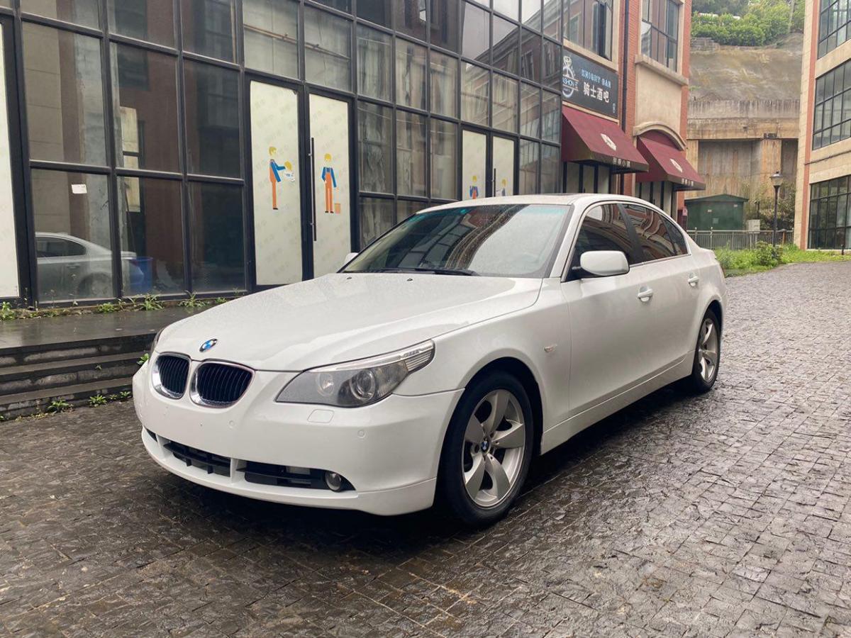 铜陵2006年4月宝马宝马5系2004款525i白色手自一体