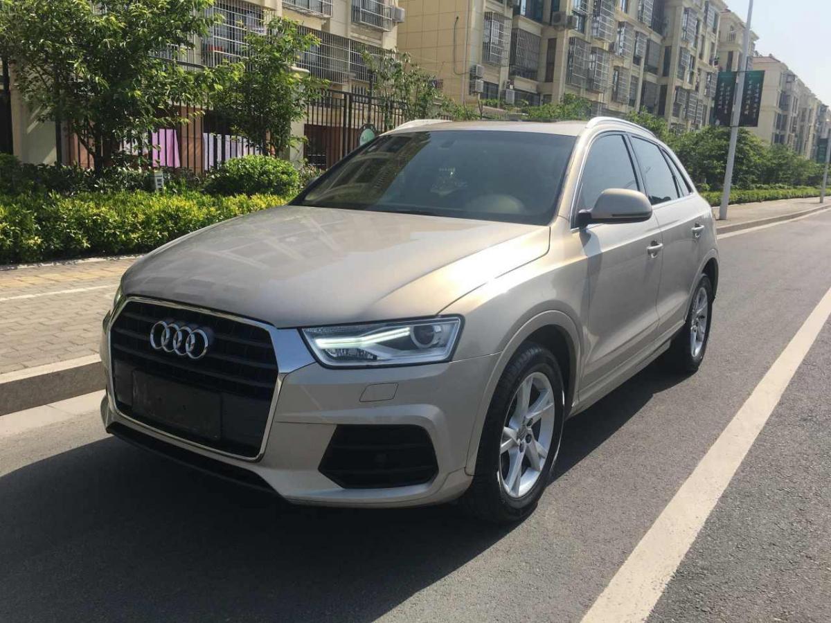 湖州2017年10月奥迪奥迪q32017款35tfsi时尚型香槟色自动档