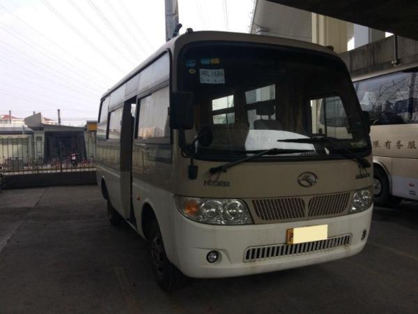 上海2010年5月金龙海格19座中巴香槟色手动挡