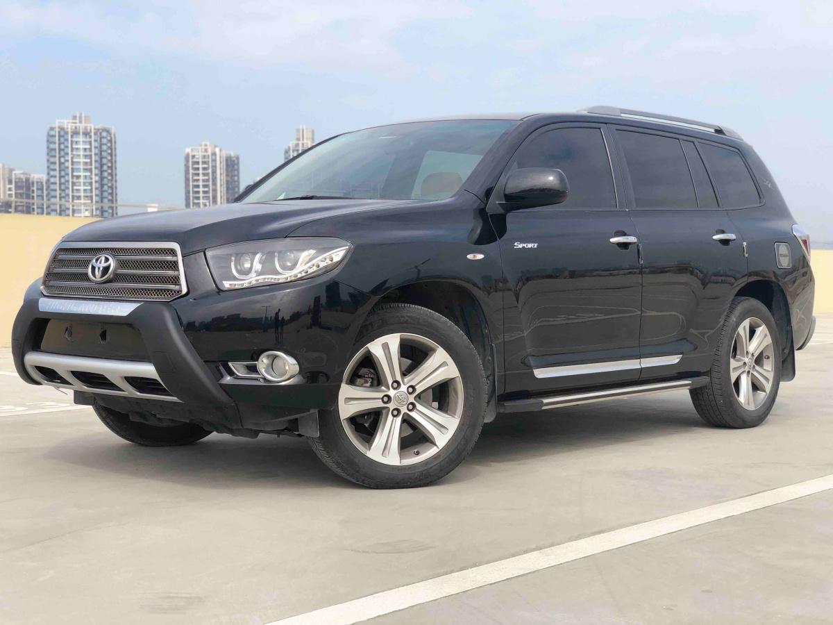 【广州】2010年5月 丰田 汉兰达 2011款 2.7l 豪华版七座 黑色 自动档