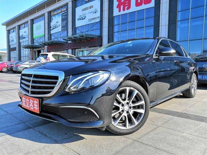 威海2017年6月奔驰奔驰e级2017款e200coupe20t4matic黑色自动档