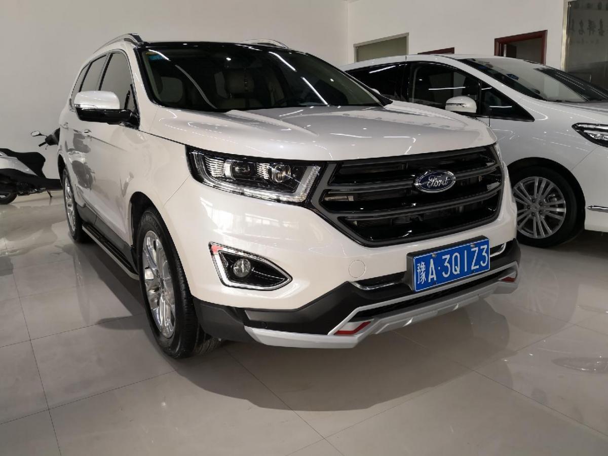 郑州2017年7月福特锐界2016款ecoboost245两驱豪锐型白色手自一体