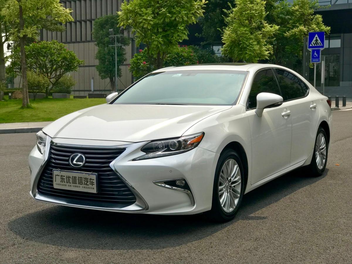 广州2018年3月雷克萨斯es2015款250典雅版白色手自一体