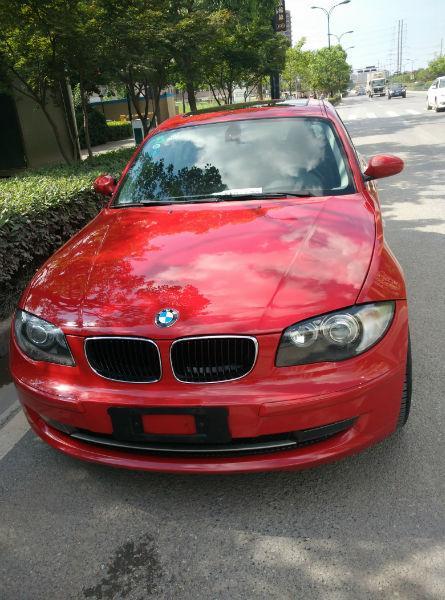 【杭州】2008年8月 宝马 宝马1系 120i 2.0 红色 自动档