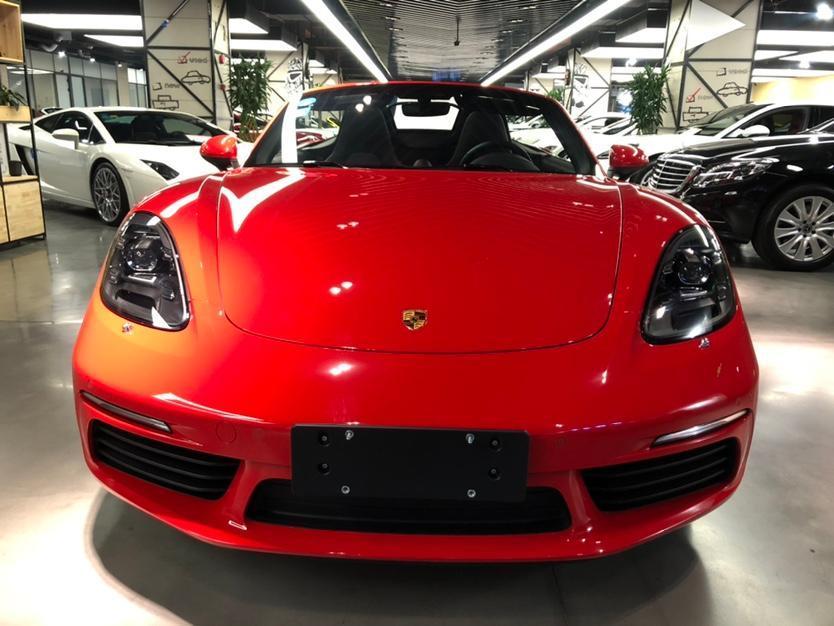 上海2018年6月保時捷7182018款boxster20t紅色自動檔