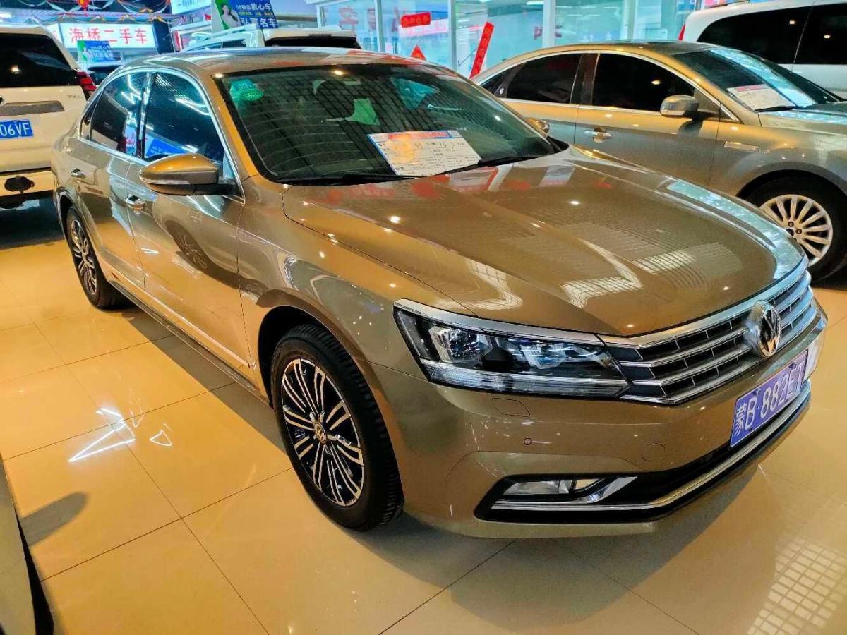 包头2017年6月大众帕萨特2017款380tsidsg御尊版橙色自动档